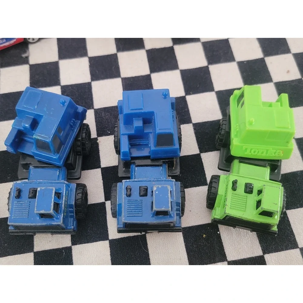 Tonka Vehicle Lot – 14 Total – Mostly 1990s – Construction Trucks +‎ Van